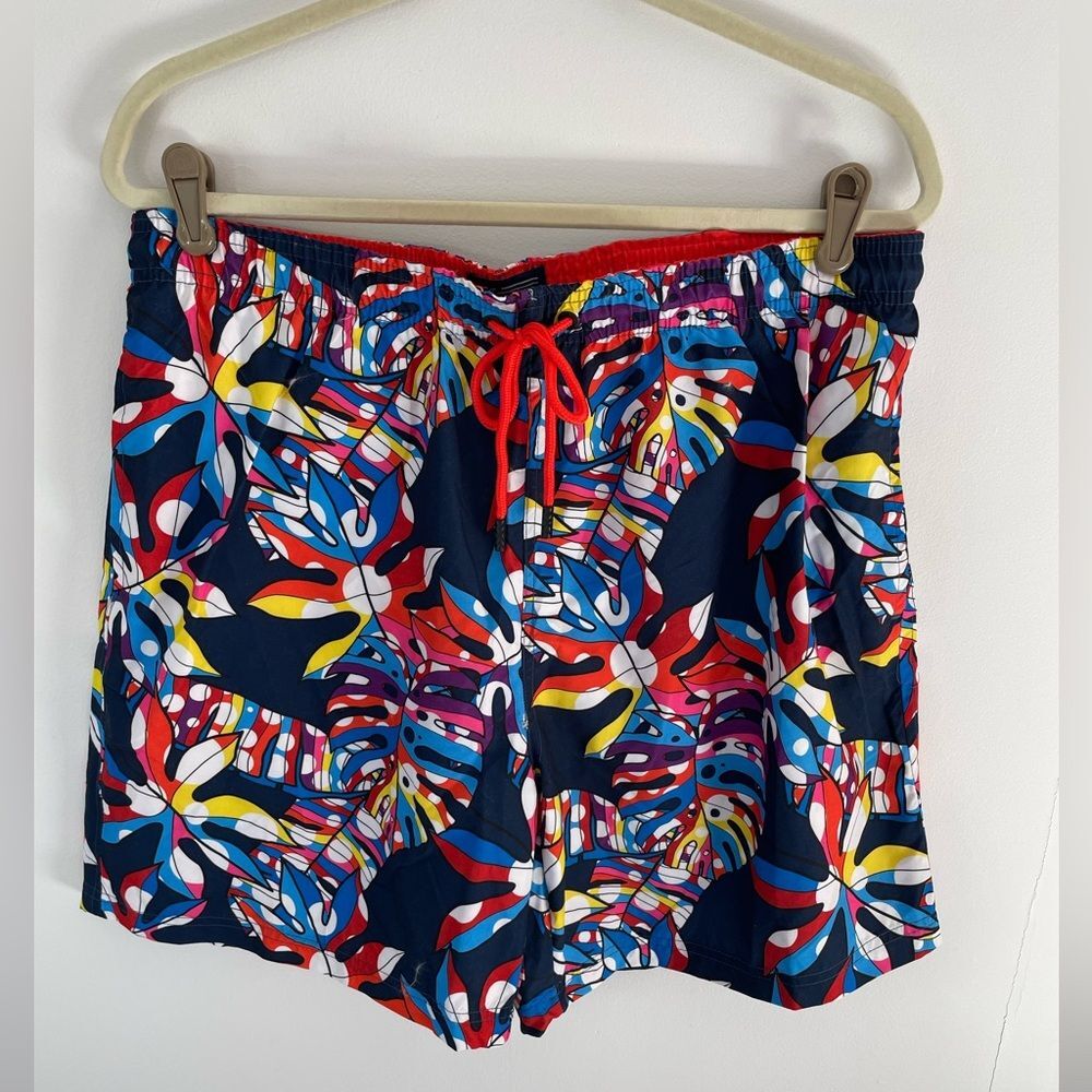 Broken Threads Men’s Swim Tropical Surf Board Shorts Large NWT